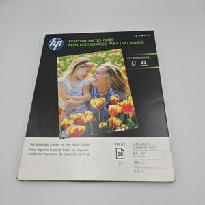 HP Everyday Semi-Gloss Inkjet Photo Paper 41 Sheets 8.5" x 11" #Q8723A